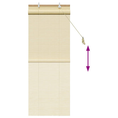 Roller Blind Natural 50 x 160 cm Bamboo