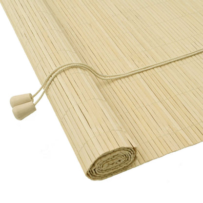 Roller Blind Natural 160 x 160 cm Bamboo