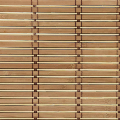 Roller Blind Natural and Brown 50 x 160 cm Bamboo