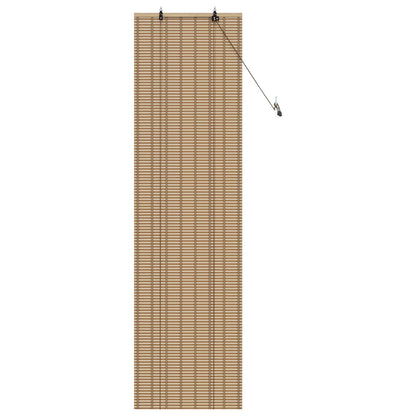 Roller Blind Natural and Brown 70 x 220 cm Bamboo