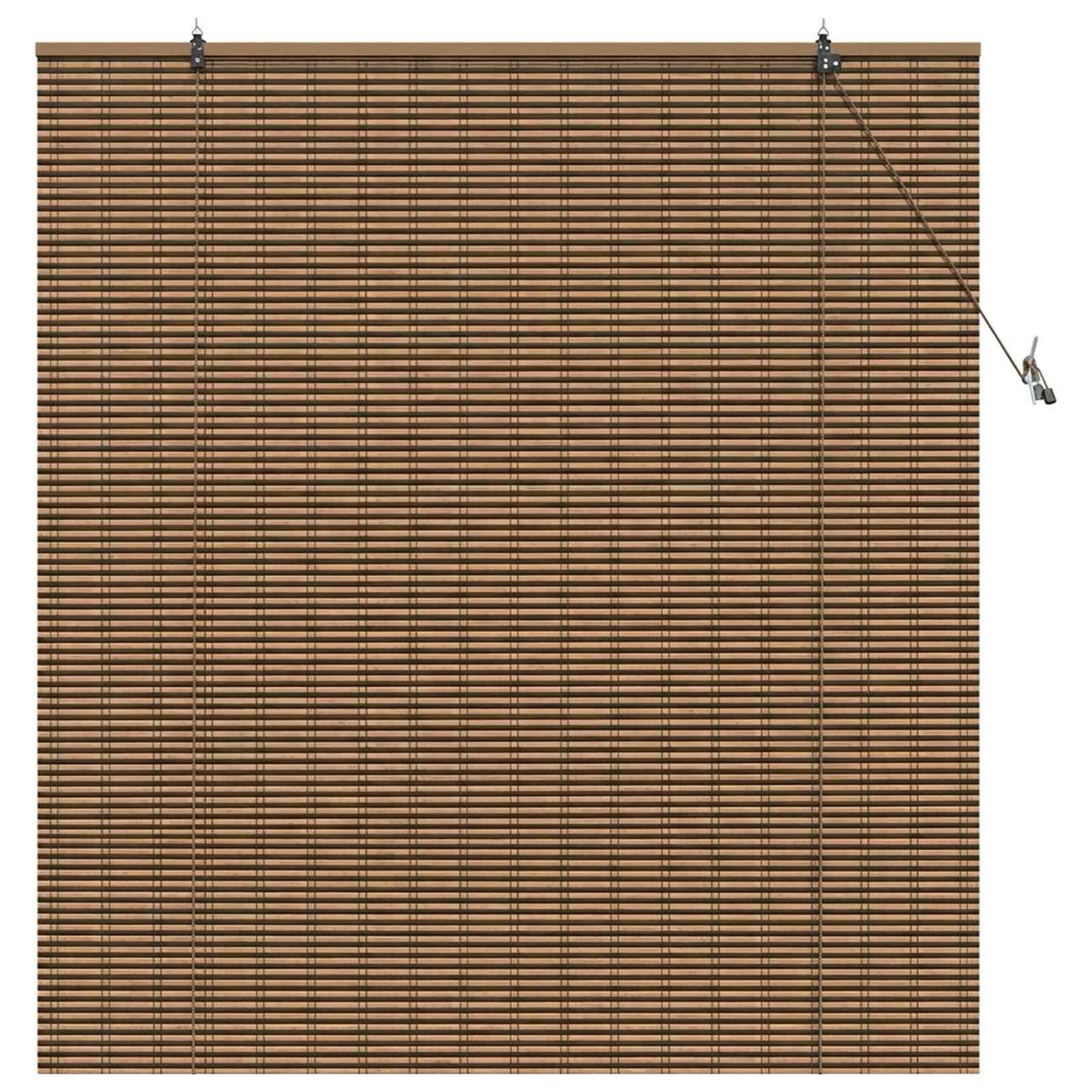 Roller Blind Brown 130 x 160 cm Bamboo