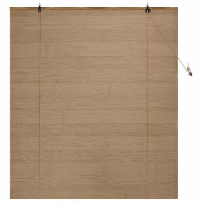 Roller Blind Brown 130 x 160 cm Bamboo