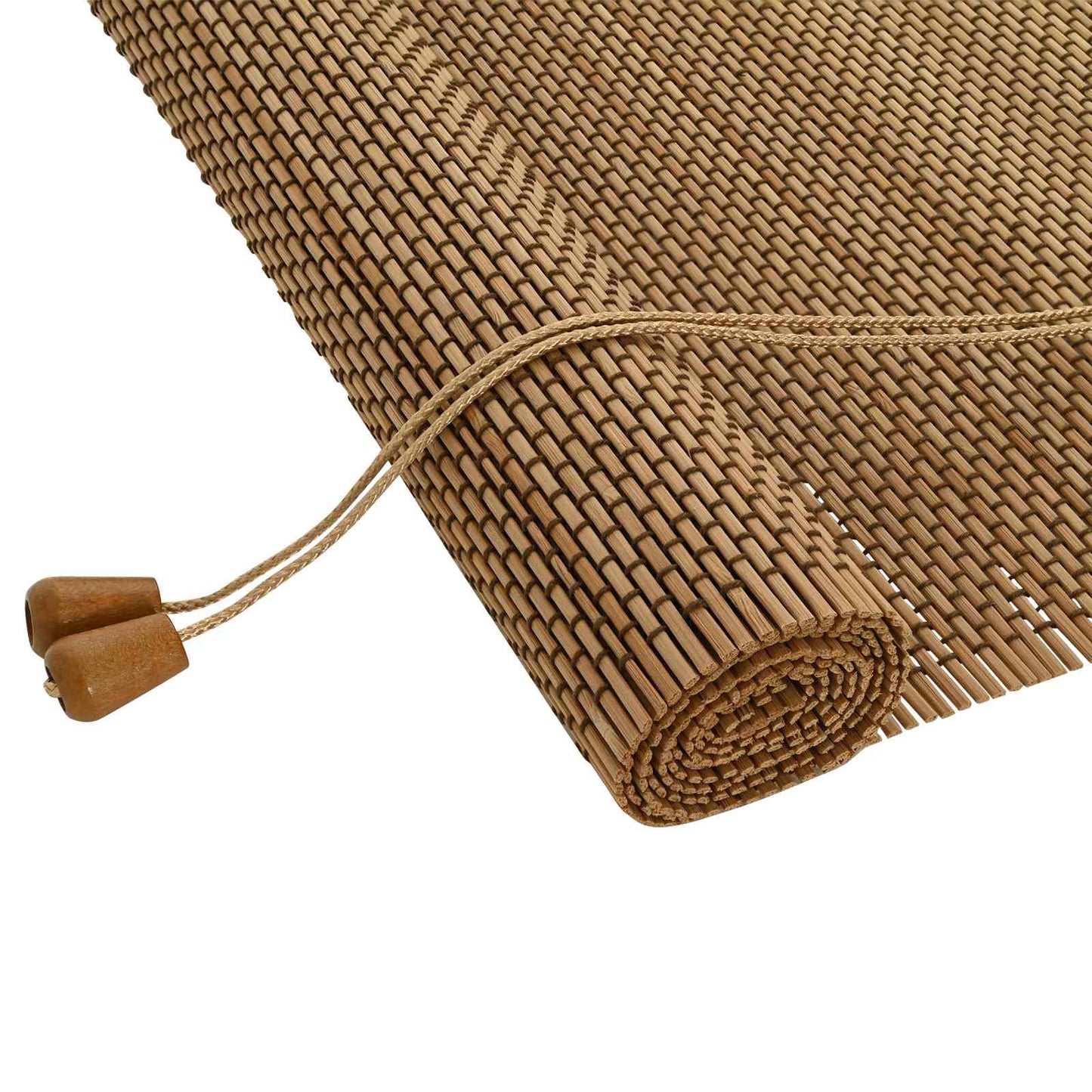 Roller Blind Brown 110 x 220 cm Bamboo