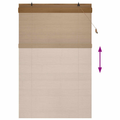 Roller Blind Brown 150 x 220 cm Bamboo