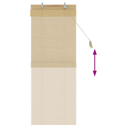 Roller Blind Natural 40 x 160 cm Bamboo