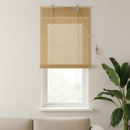 Roller Blind Natural 70 x 160 cm Bamboo