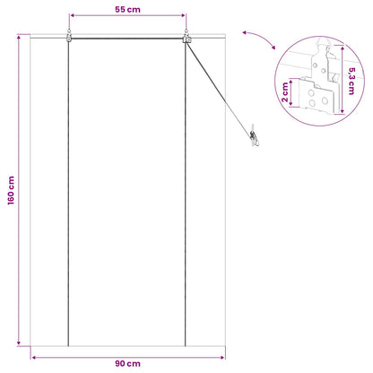 Roller Blind Natural 90 x 160 cm Bamboo