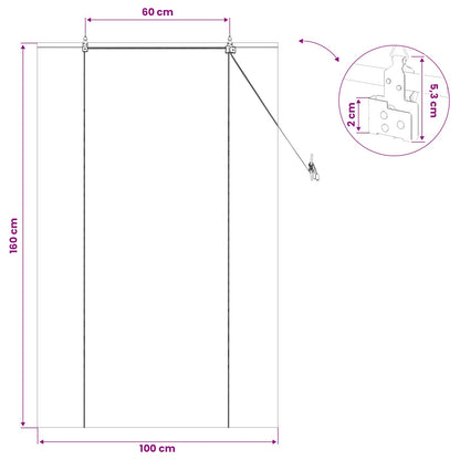 Roller Blind Natural 100 x 160 cm Bamboo