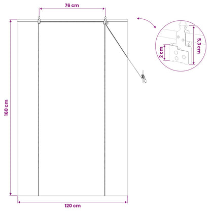 Roller Blind Natural 120 x 160 cm Bamboo