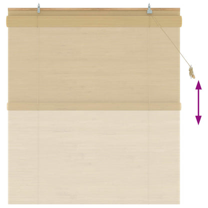 Roller Blind Natural 150 x 160 cm Bamboo