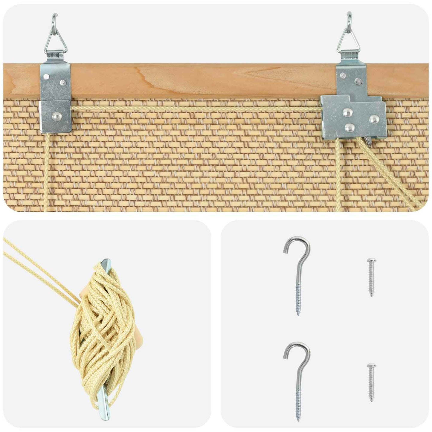 Roller Blind Natural 50 x 220 cm Bamboo