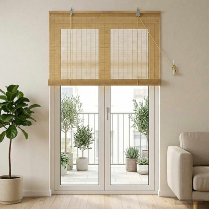 Roller Blind Natural 110 x 220 cm Bamboo