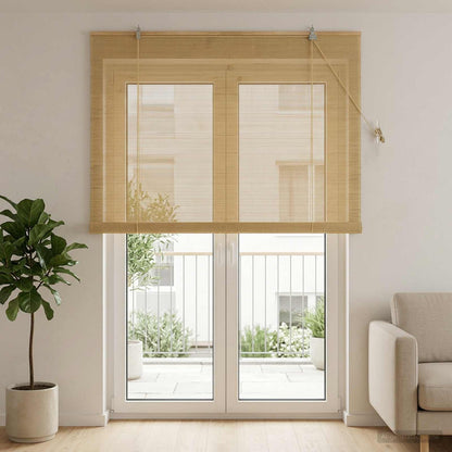 Roller Blind Natural 130 x 220 cm Bamboo
