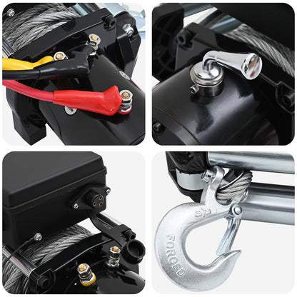 Electric Winch PVC Black
