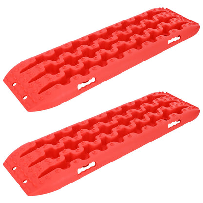 Traction Board 2 pcs Red 106 x 30.5 x 7 cm Reinforced Nylon