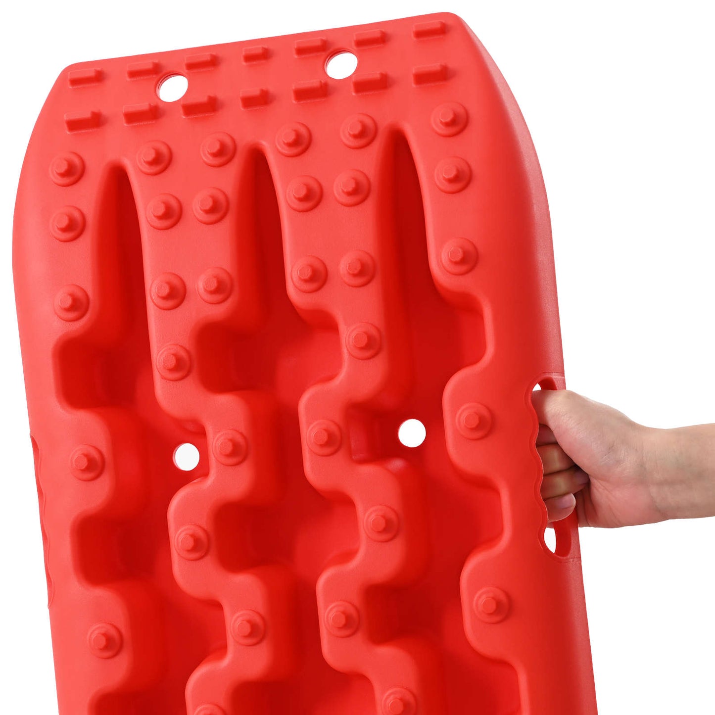 Traction Board 2 pcs Red 106 x 30.5 x 7 cm Reinforced Nylon