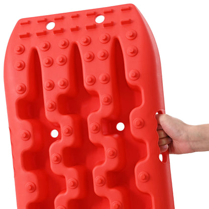 Traction Board 2 pcs Red 106 x 30.5 x 7 cm Reinforced Nylon