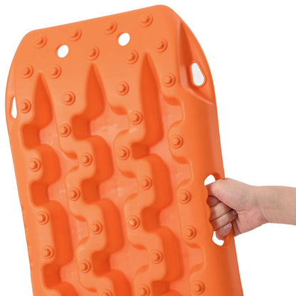 Traction Board 2 pcs Orange 57.5 x 30.5 x 5.5 cm