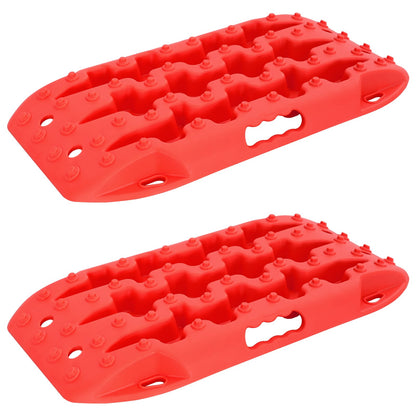 Traction Board 2 pcs Red 57.5 x 30.5 x 5.5 cm Reinforced Nylon