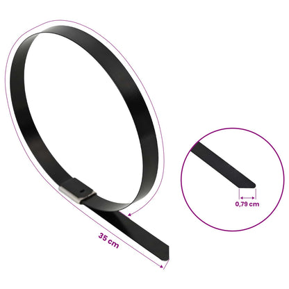 Cable Tie 250 pcs 7.9 x 350 mm Black