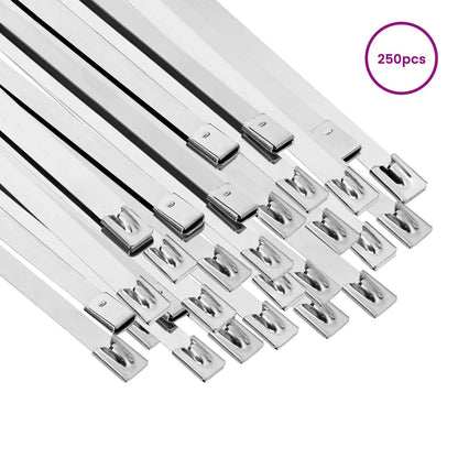 Cable Tie 250 pcs 7.9 x 800 mm Silver