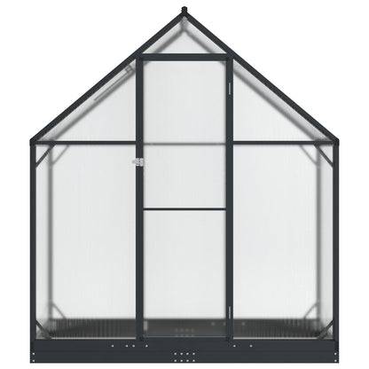 Garden Greenhouse with Door Anthracite 183.5 x 63.5 x 207 cm