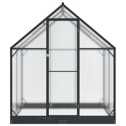 Garden Greenhouse with Door Anthracite 183.5 x 123 x 207 cm