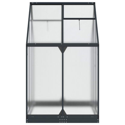 Garden Greenhouse with Door Anthracite 183.5 x 123 x 207 cm