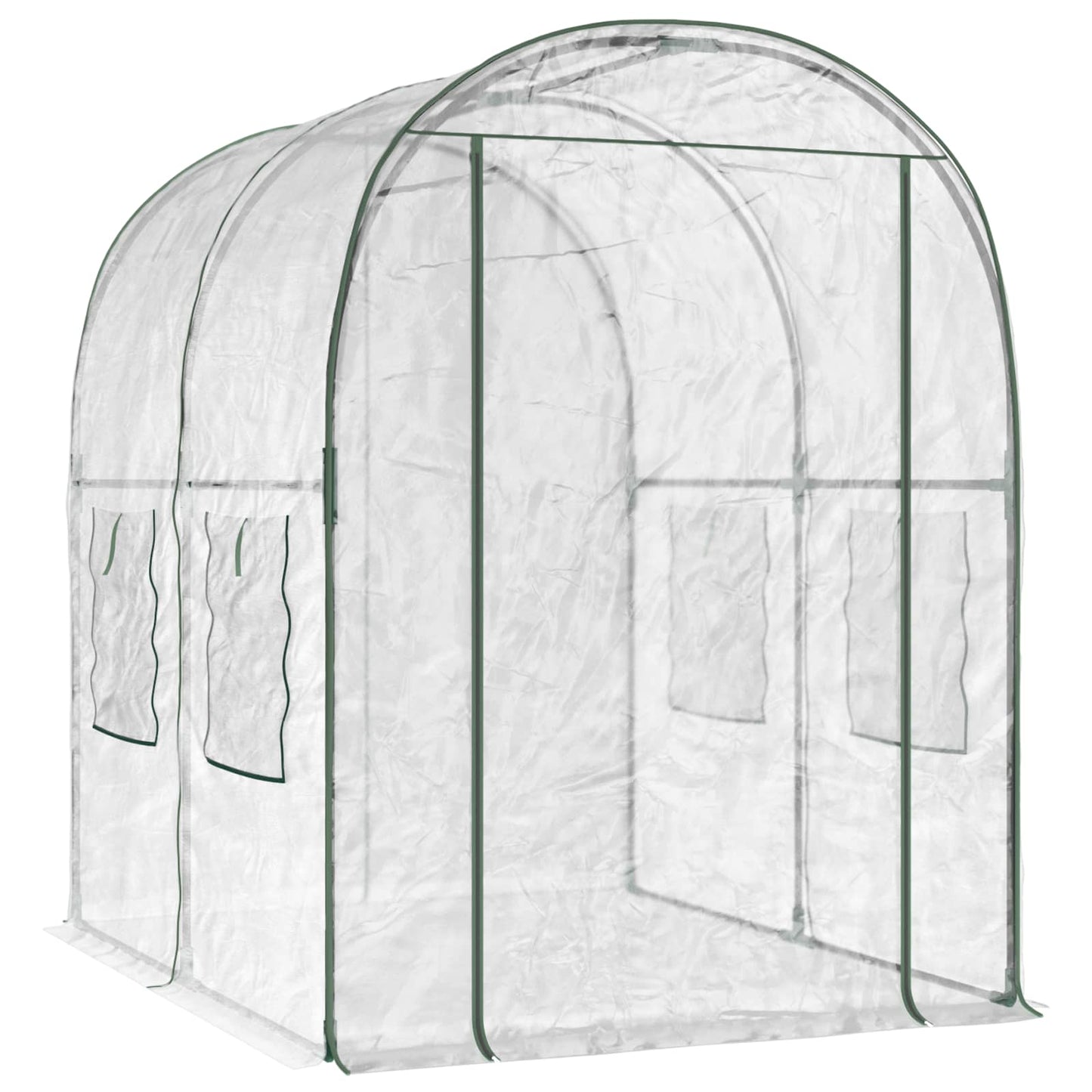 Greenhouse with Frame 160 x 200 x 192.5 cm PVC Transparent