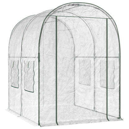 Greenhouse with Frame 160 x 200 x 192.5 cm PVC Transparent