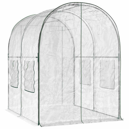 Greenhouse with Frame 160 x 200 x 192.5 cm PVC Transparent
