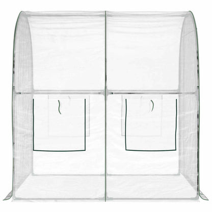 Greenhouse with Frame 160 x 200 x 192.5 cm PVC Transparent