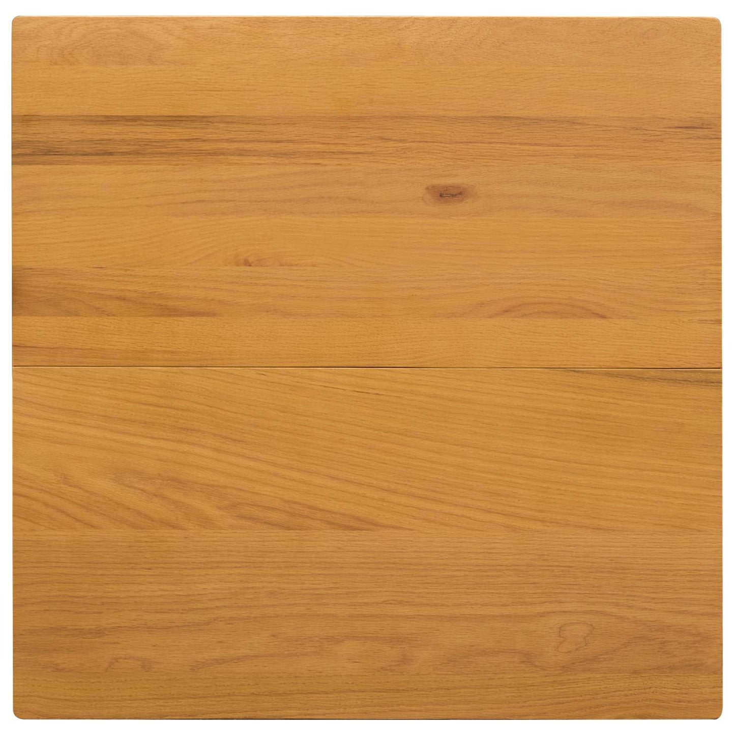 Dining Set 5 pcs Beige Solid Oak Wood