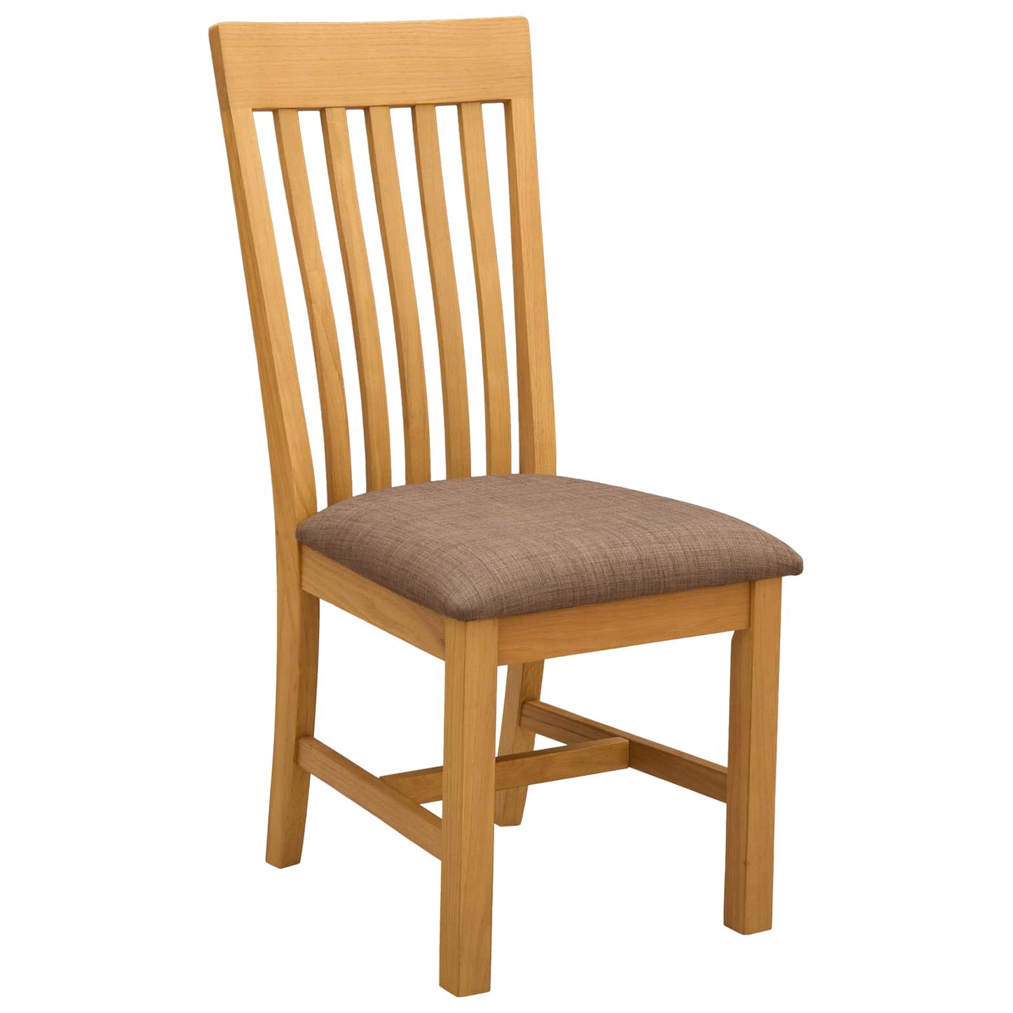 Dining Set 5 pcs Grey Solid Oak Wood