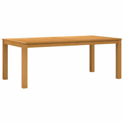 Dining Table 200 x 100 x 75 cm Solid Oak Wood Natural