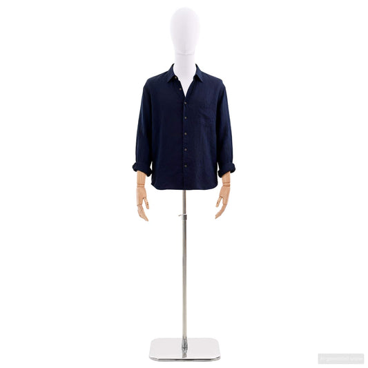 Adjustable 170-218 cm Mannequin with Base Male PP White