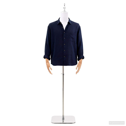 Adjustable 170-218 cm Mannequin with Base Male PP White