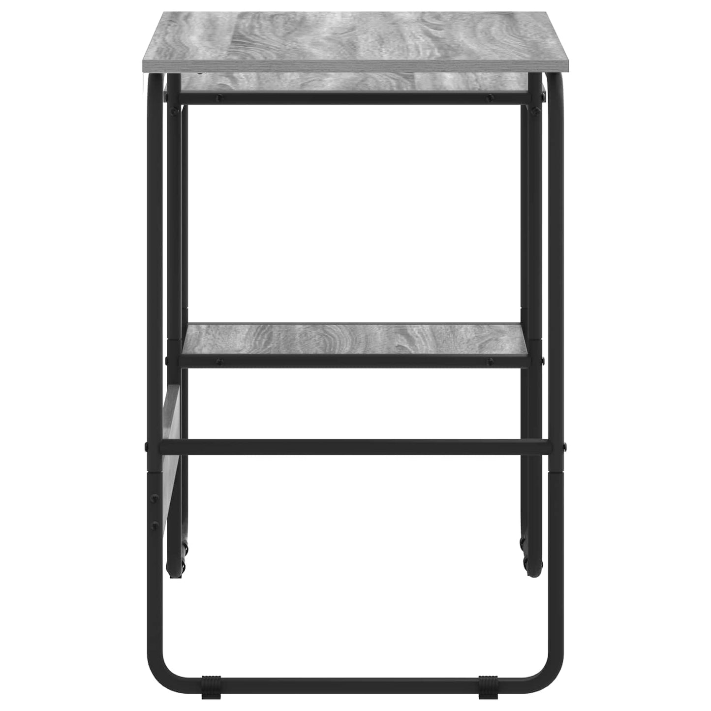 Desk with Storage Grey Sonoma 100 x 50 x 75 cm