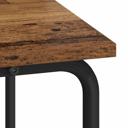 Desk with Storage Old Wood 60 x 50 x 91 cm