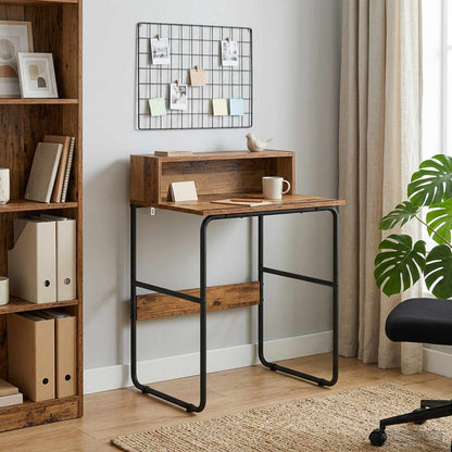 Desk with Storage Old Wood 60 x 50 x 91 cm