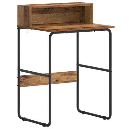 Desk with Storage Old Wood 60 x 50 x 91 cm