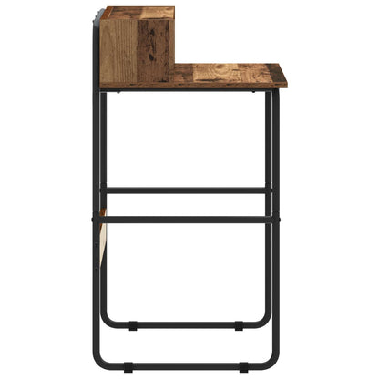 Desk with Storage Old Wood 60 x 50 x 91 cm