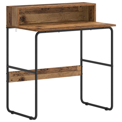 Desk with Storage Old Wood 80 x 50 x 91 cm