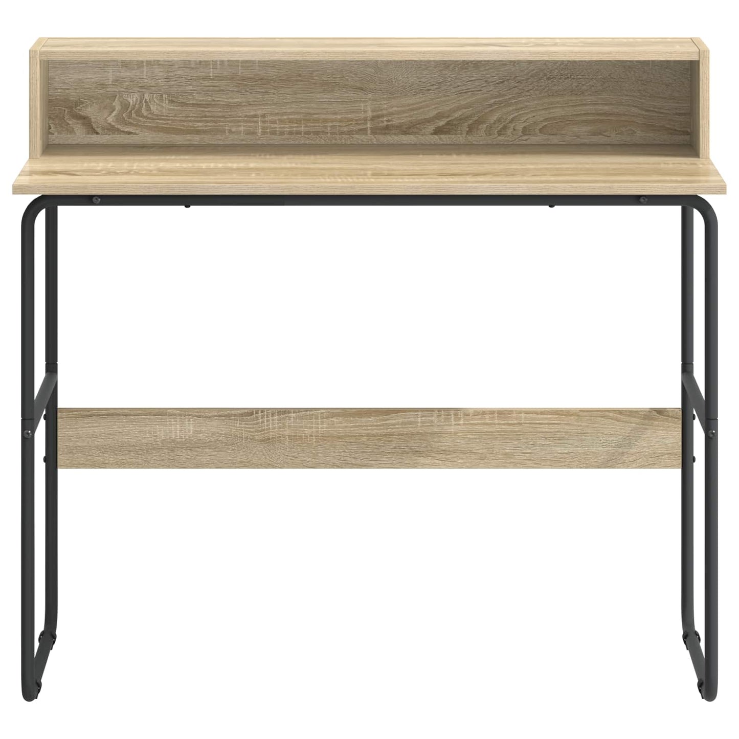 Desk with Storage Sonoma Oak 100 x 50 x 91 cm