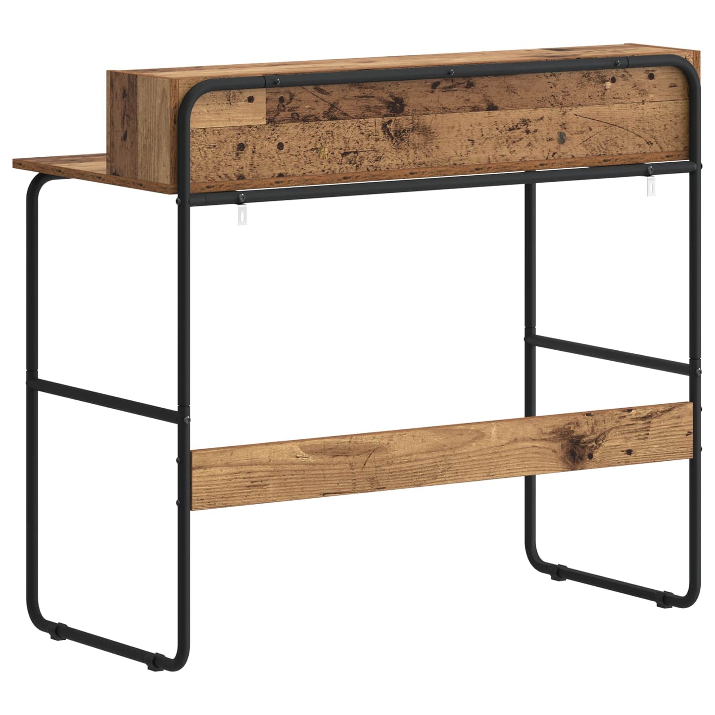 Desk with Storage Old Wood 100 x 50 x 91 cm