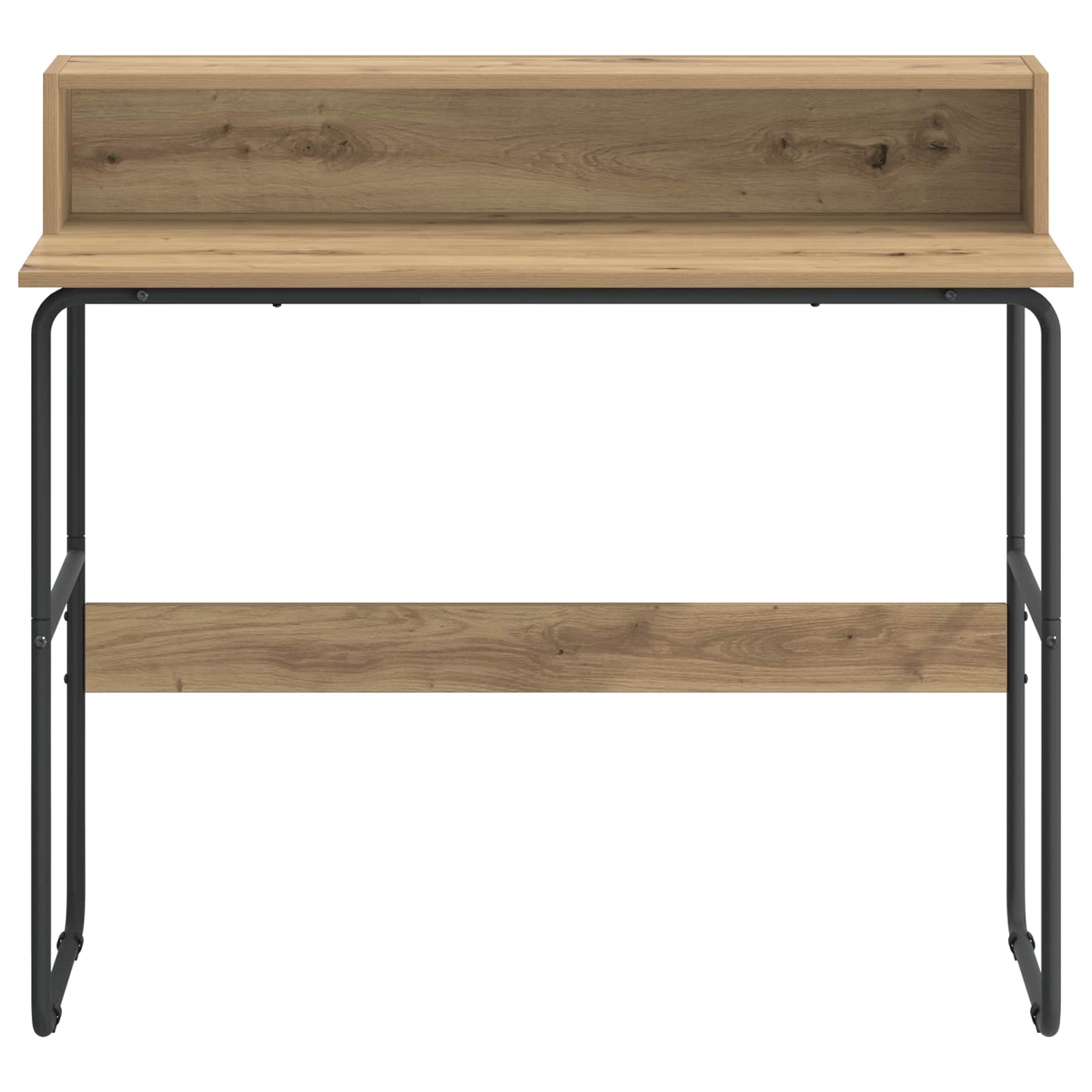 Desk with Storage Artisan Oak 100 x 50 x 91 cm