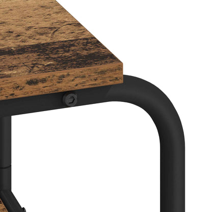 Desk with Storage Old Wood 113.5 x 52 x 75.5 cm