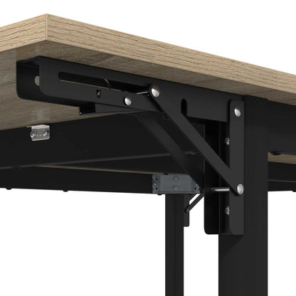 Extendable Dining Table 120 x 81.5 x 75 cm Engineered Wood