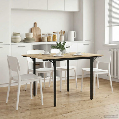 Extendable Dining Table 120 x 81.5 x 75 cm Engineered Wood