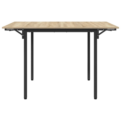 Extendable Dining Table 120 x 81.5 x 75 cm Engineered Wood